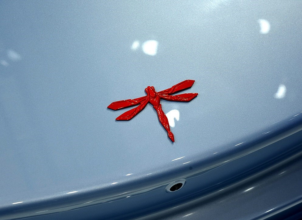 国产首款碳纤维跑车,挂着红蜻蜓车标!可惜要变成第二个美人豹?