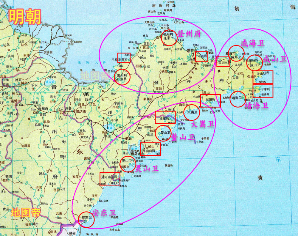 明朝辽东地图高清版图片