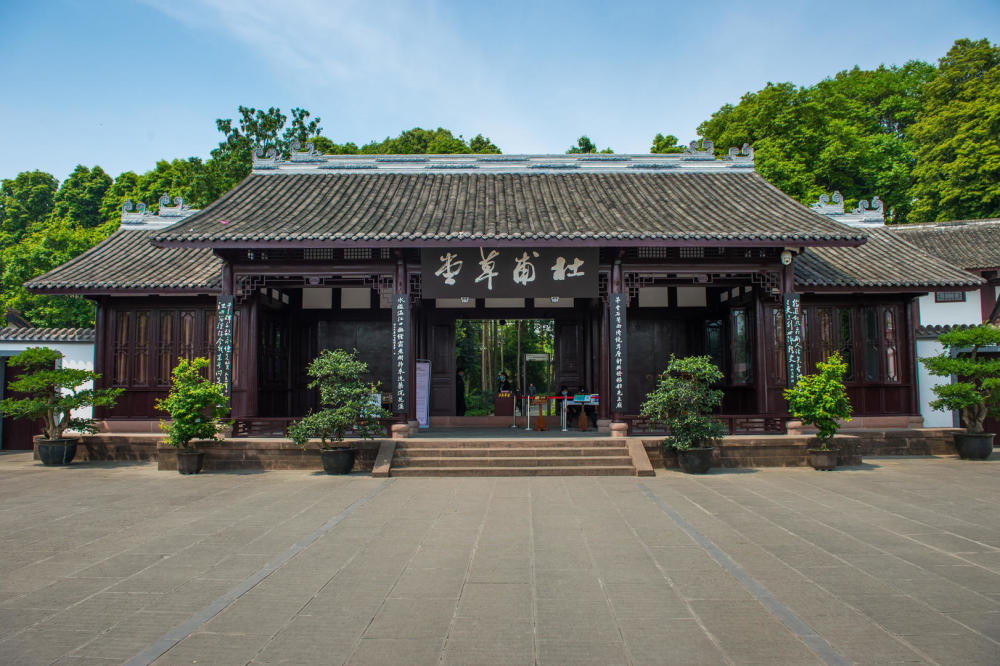 四川成都知名旅遊景點杜甫草堂博物館 圖據icphoto