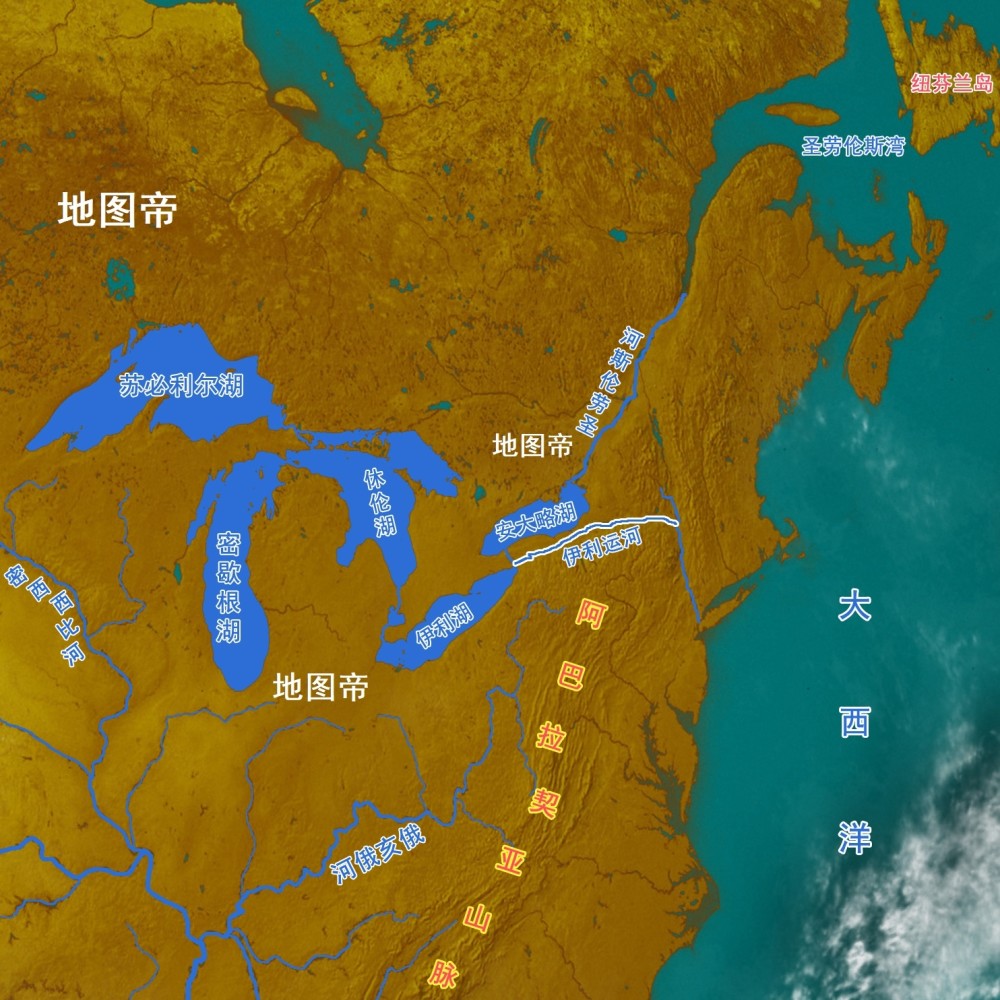 北美五大湖面积有多大?超过我们的渤海_腾讯新闻