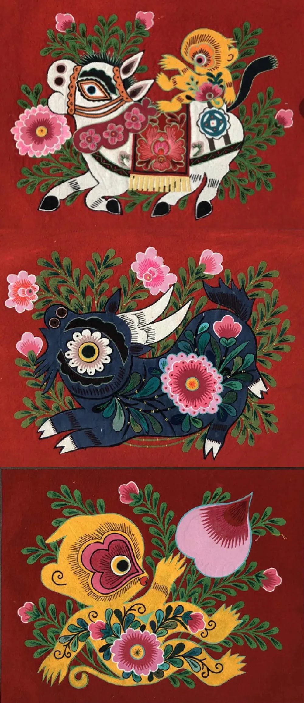 布堆画教学第一期《抓髻娃娃》