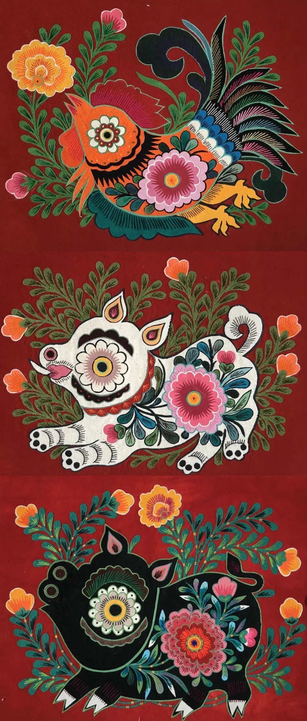 布堆画教学第一期《抓髻娃娃》