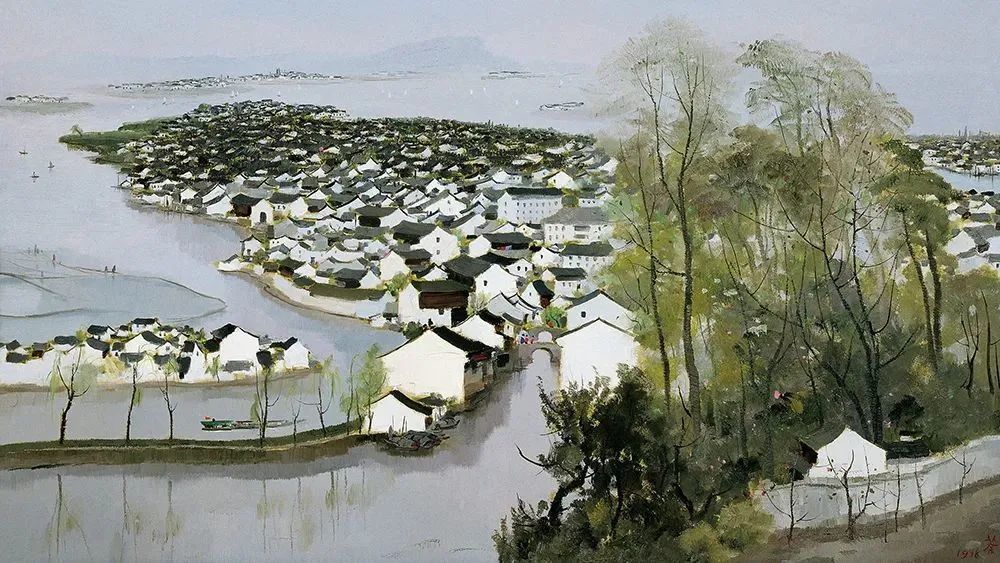 吴冠中油画作品精选_腾讯新闻