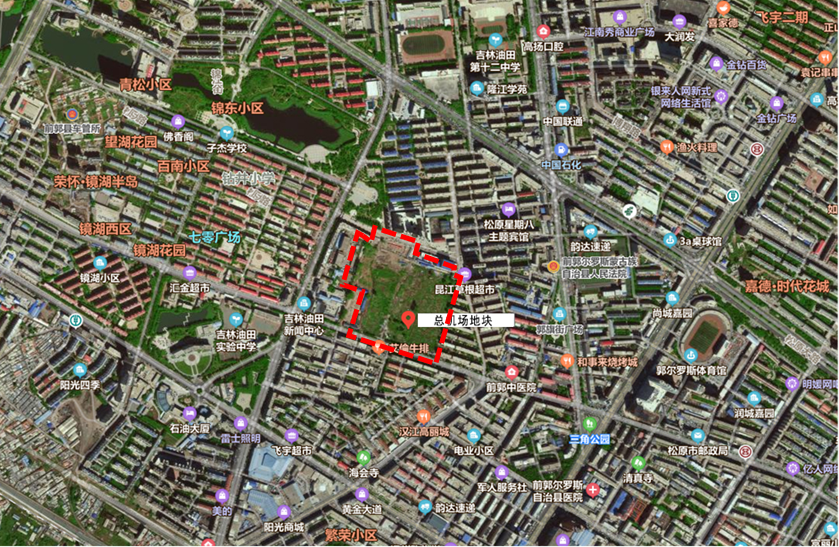 2松原大桥东地块松花江北岸,松原大桥东侧,扶余大路南侧,新建的江北