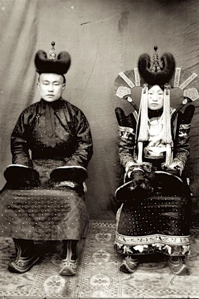 1900年 蒙古喀尔喀女性老照片