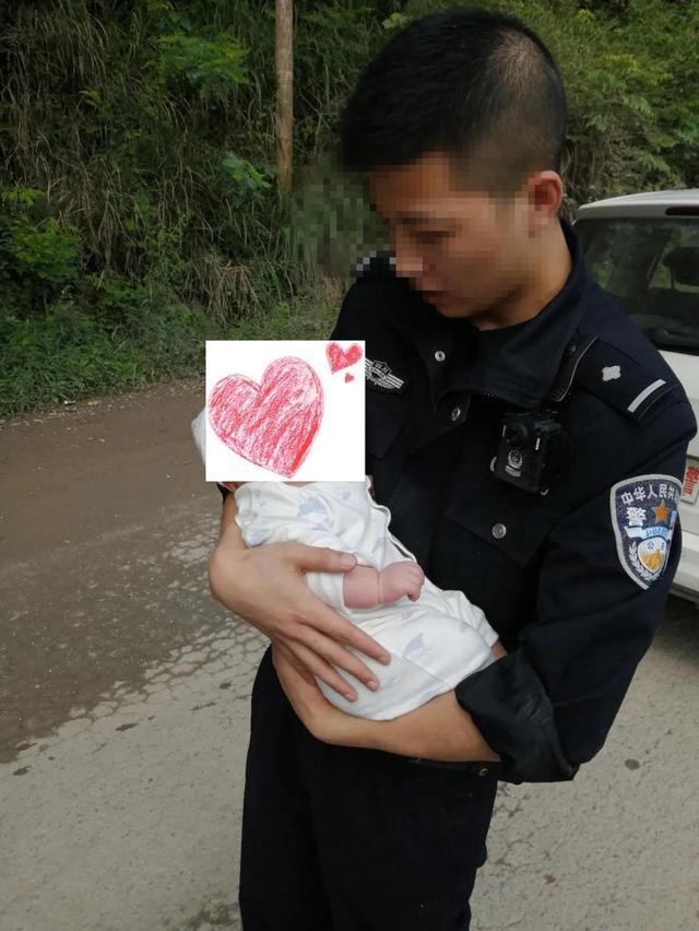 乐山一男婴被遗弃荒野,身旁只有一块红布,找不到父母