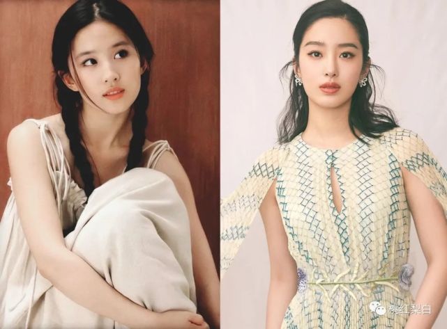 同样被力捧顶着刘亦菲二号名头出道的杨采钰名气还是矮一头