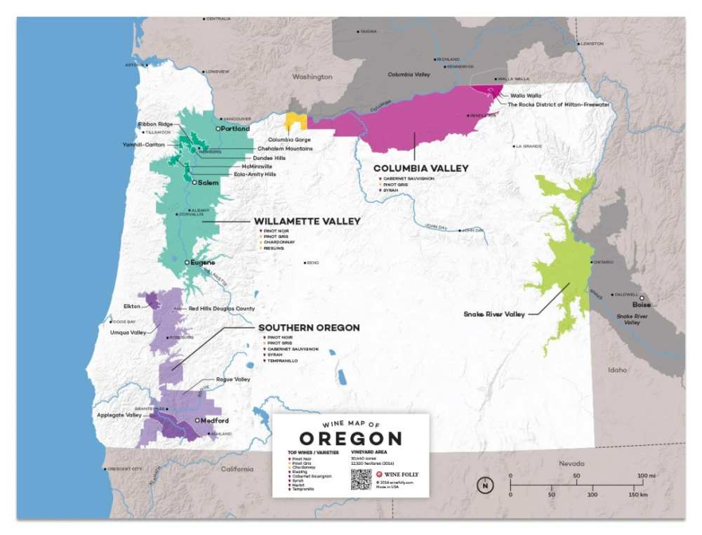 纳帕谷产区地图-wine map of napa valley加州北部海岸产区地图-wine