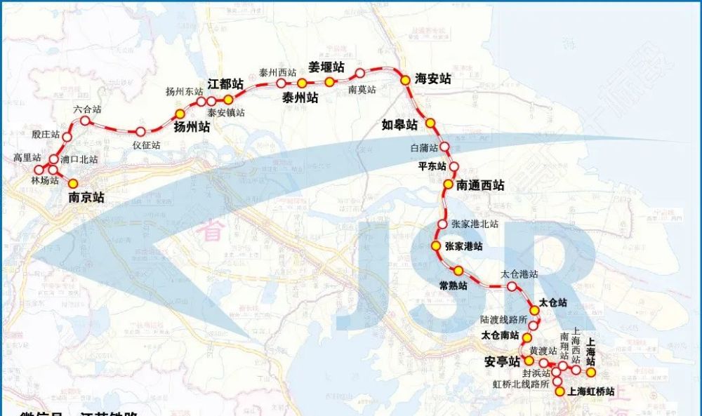 泰州高铁线路走向图图片