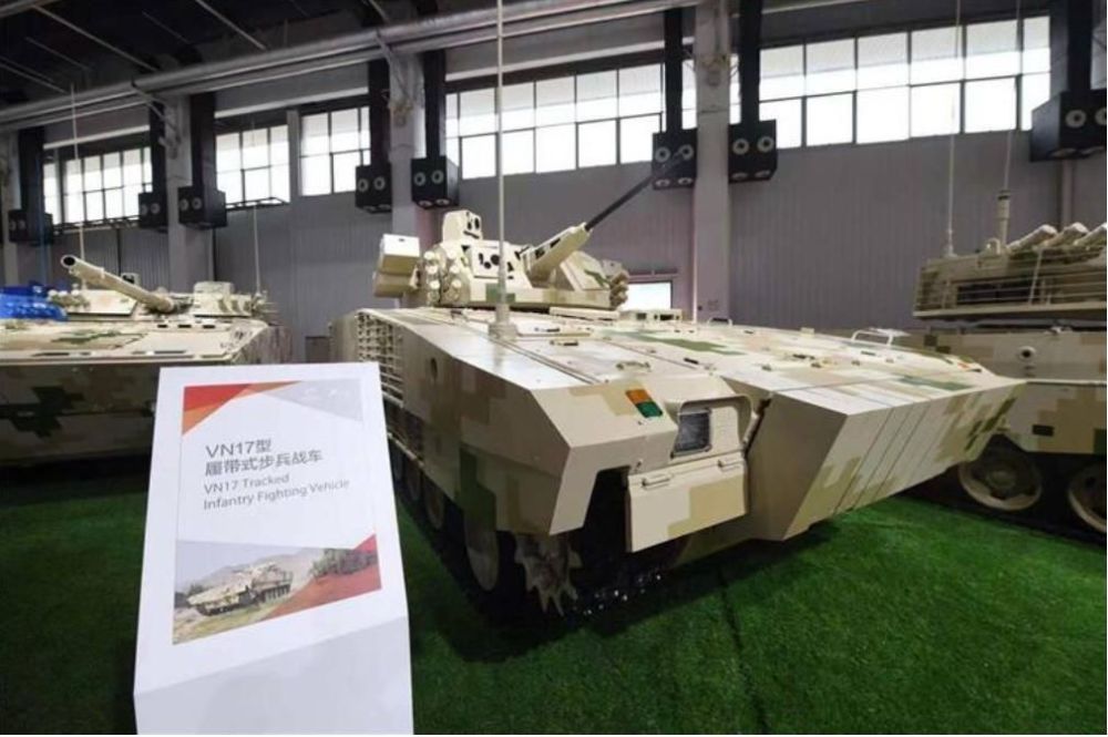 反观nv17步兵战车,有效反坦克火力只有两枚红箭-12反坦克导弹,作为