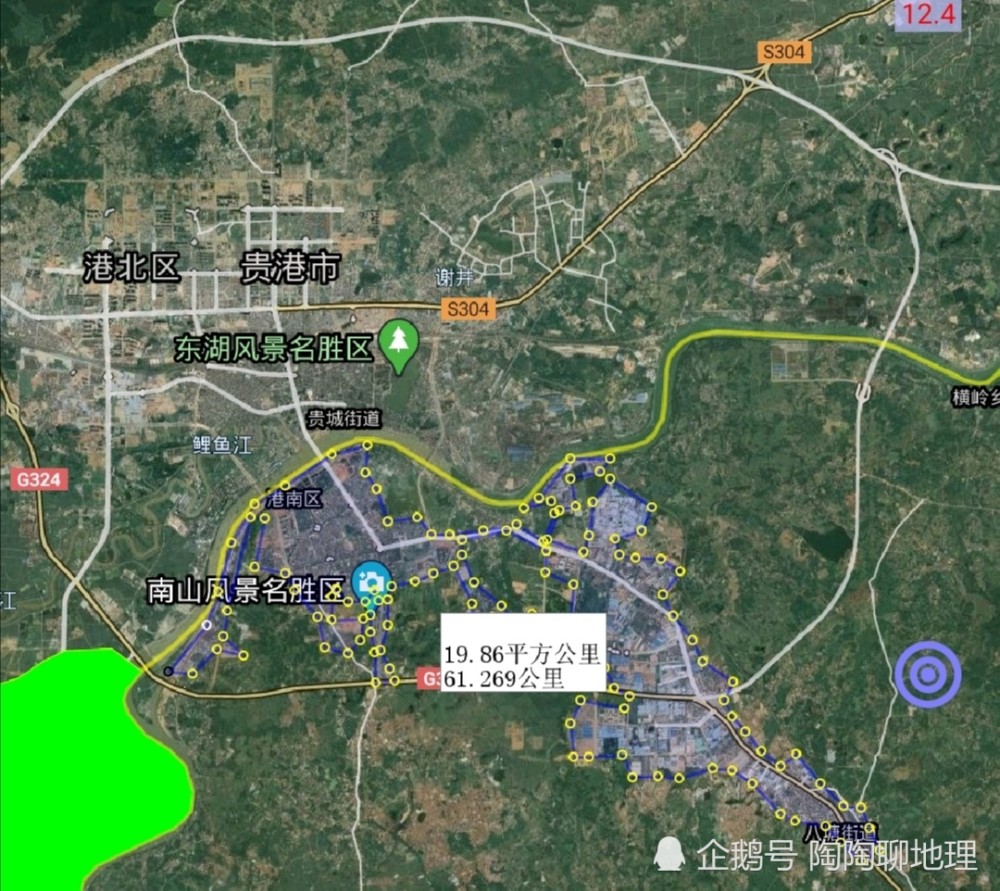 广西贵港市各地 建成区面积排名 最大是港北区 最小是覃塘区 腾讯新闻