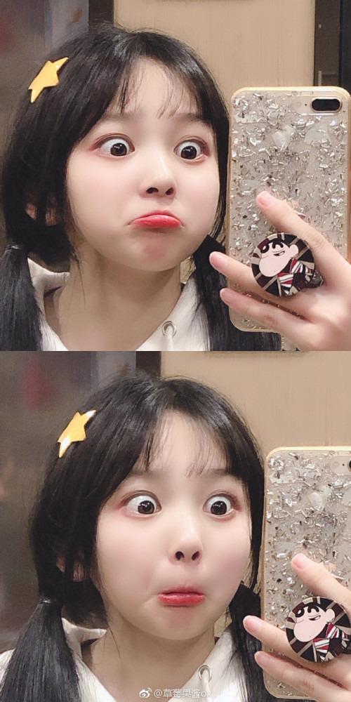 抖音红人草莓果酱ox无水印表情包,可爱的一批!_腾讯新闻