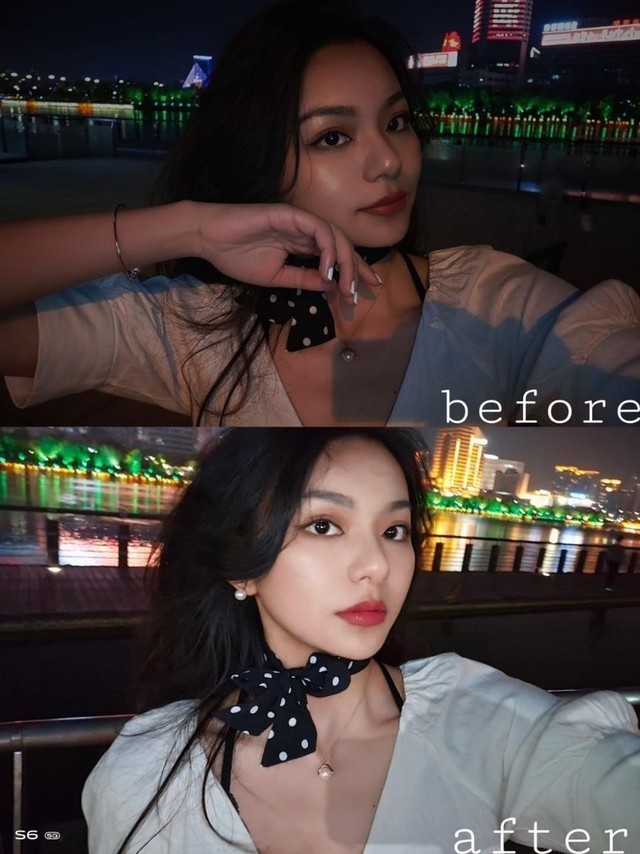 vivo s6夜景自拍能力有多强 网红自拍样张告诉你