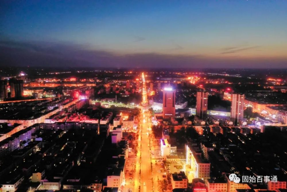 俏巴固始的繁华夜景回来了