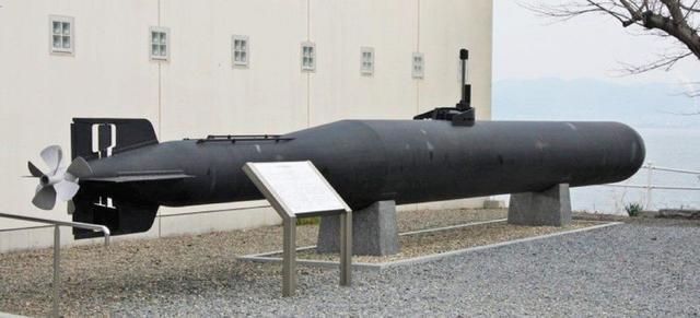 保存在博物馆中的回天鱼雷吴厂从1944年初开始了回天式有人驾驶自杀