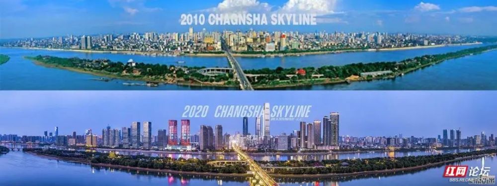 飞速发展的十年:一张图看长沙10年的天际线变迁