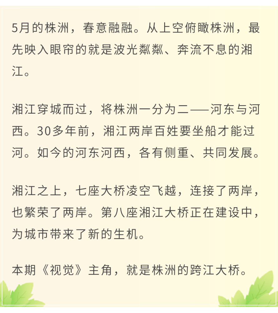 视觉 株洲的跨江大桥好美 你是否有停下来细赏过它的多姿 腾讯新闻