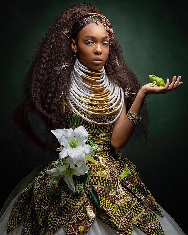 一群非洲女孩的迪士尼写真,她们重新定义传统公主的形象