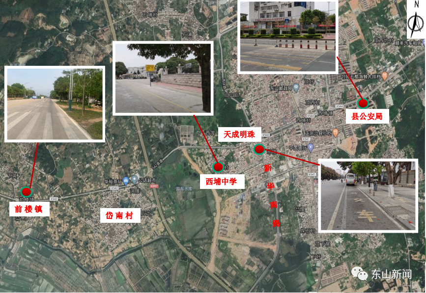 在天成明珠,西埔中学各新建1座公交站台及候车亭,县公安局,前楼镇政府