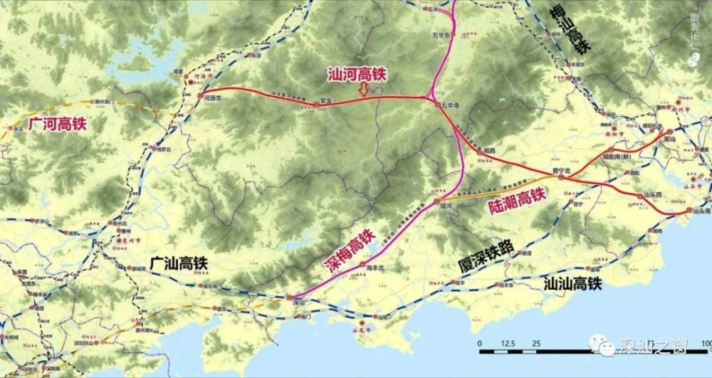 陸河河田鎮,揭西五雲鎮,五華安流鎮,興寧水口鎮,梅縣畲江鎮設立六個