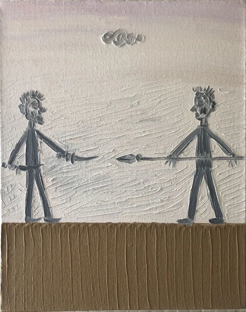 廖国核是个特别好玩的艺术家,坏画的代表人物.