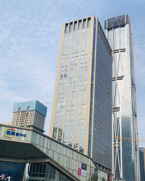 长沙河西第一高楼下月正式与大家见面准备入驻进去了吗