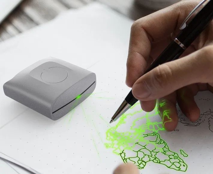 激光投影仪帮你轻松绘画