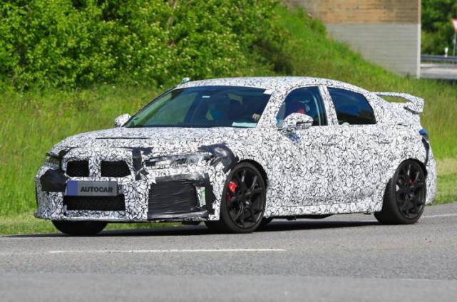 将搭混合动力 全新思域TYPE R路试谍照