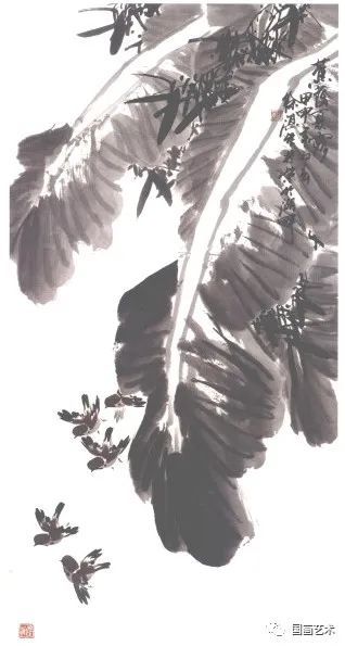 朵朵含笑细细香 69*138cm跟徐湛学国画第35讲:芭蕉叶的画法