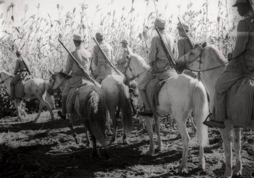 新四军"雪枫刀",劈碎2个叠加铜板!抗战骑兵,让日军闻风丧胆
