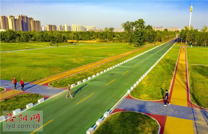 隋唐洛阳城天街北延项目今日对外开放