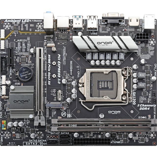 全身铠甲8相供电昂达b460h410sd4首发399元起