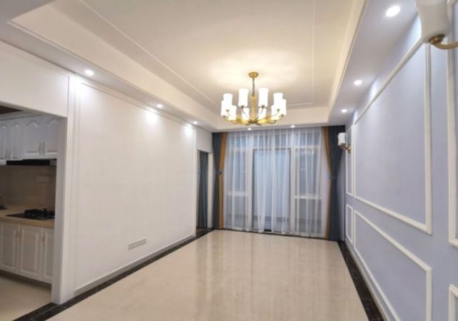 刚完工的90㎡两居室,光硬装就这么漂亮,期待家具入户的效果