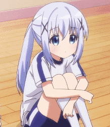 落日山坡与少女