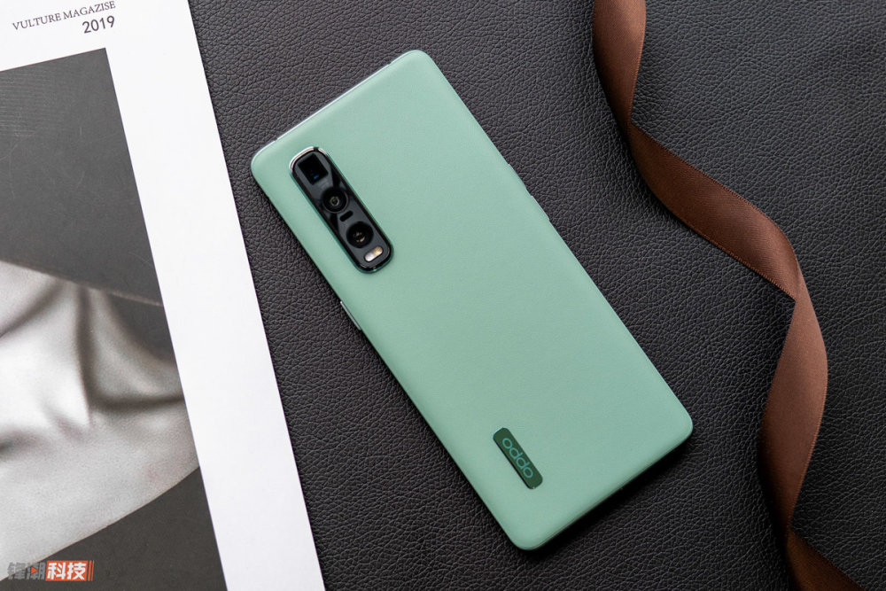 oppofindx2pro竹青图赏淡绿色素皮清新淡雅