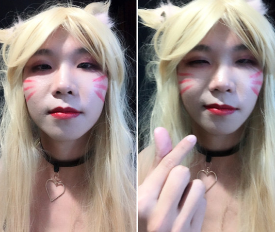 鱼玩快讯王纪超女装惊艳亮相闭上嘴就是超萌小萝莉