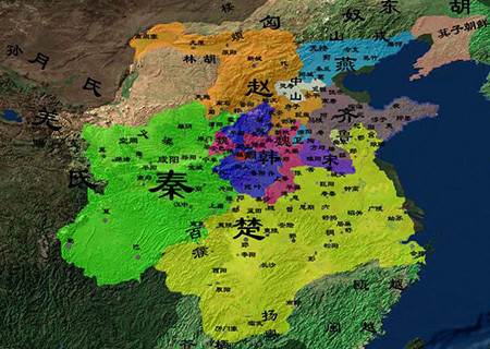 战国后期形势图