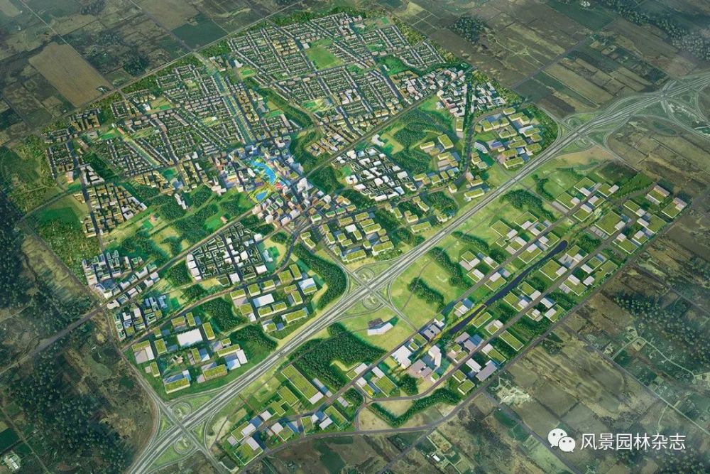 维尔雷尼概念规划空间布局图