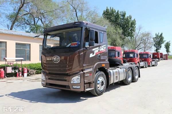 短途运输买高顶驾驶室有点浪费平顶版解放jh6牵引车香不香