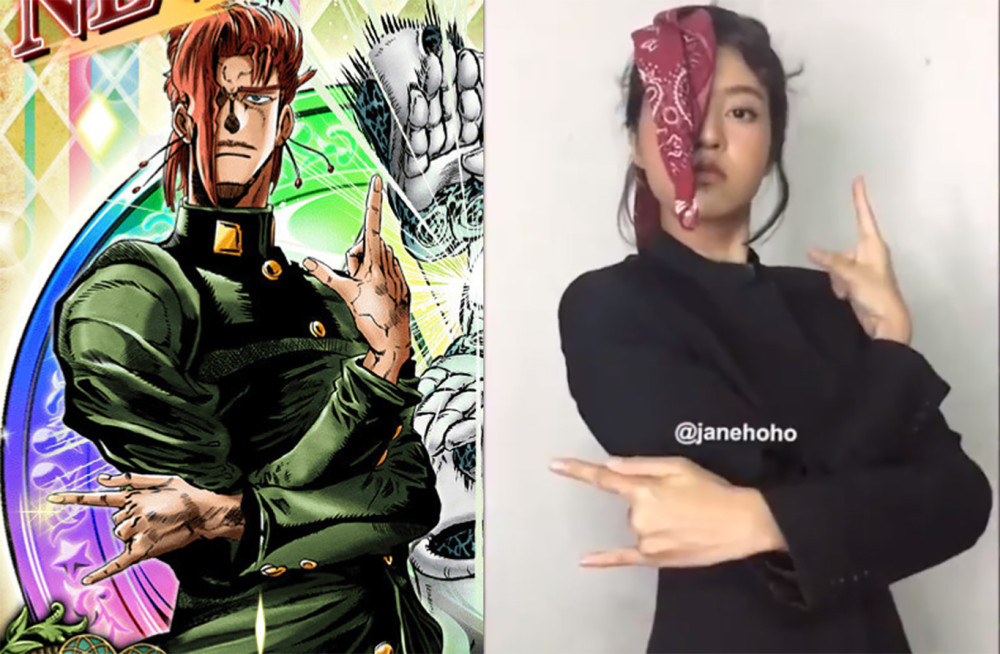 jo厨小姐姐还原jojo立历代jojo全部拿下连伊奇也不放过