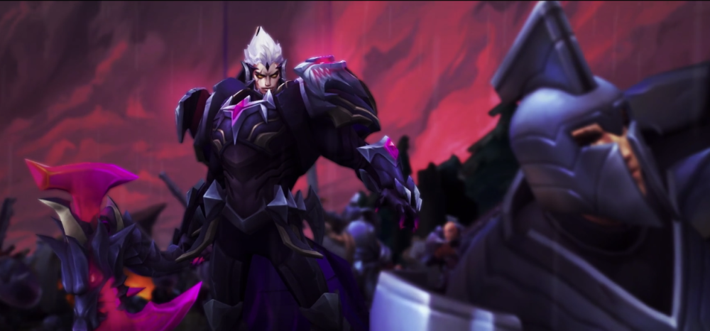 英雄联盟中的疯狗战神,蛮易信都得往后稍稍,腕豪才是真男人