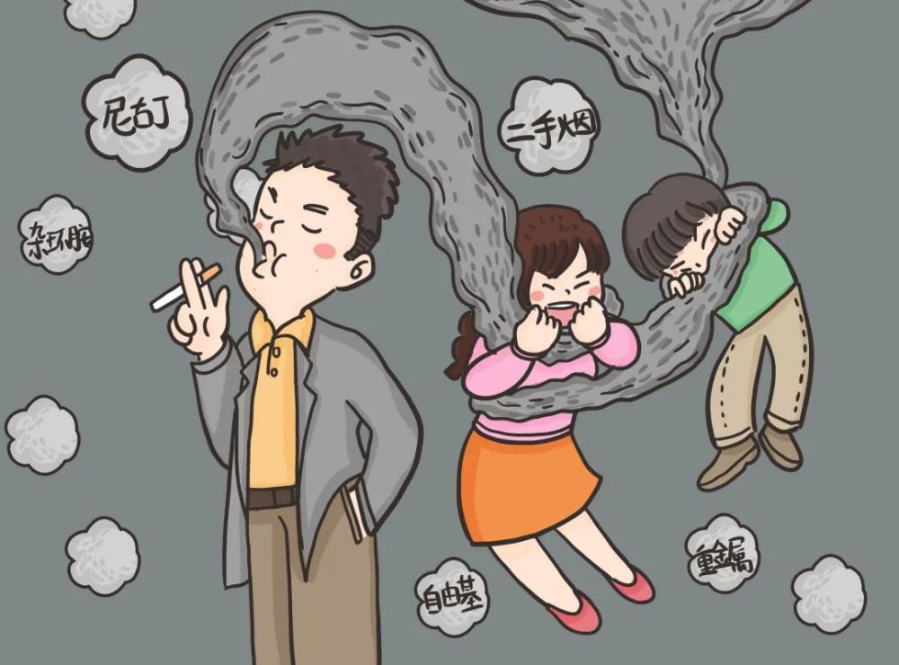 吸烟有害健康控烟你我同行