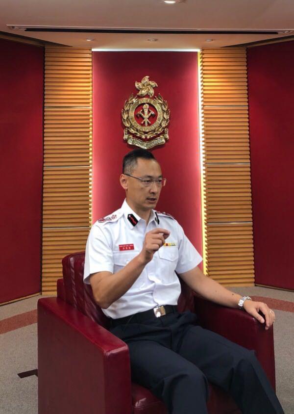 香港消防处处长:竭力维护国家及香港安全|香港|保安局|梁伟雄