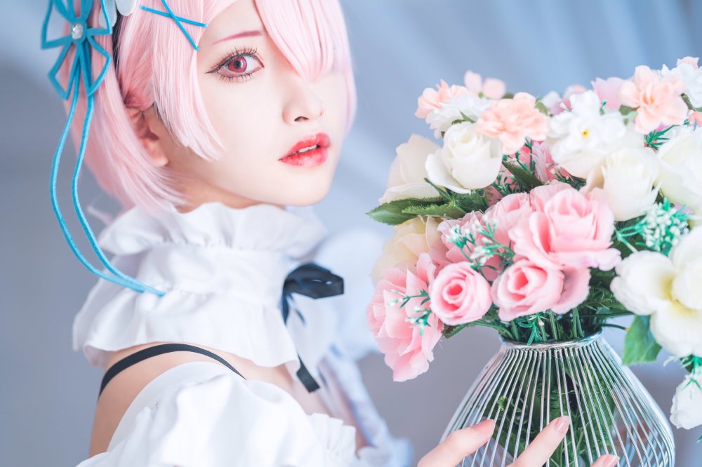 《re:0》拉姆cos,"半遮眼发"神秘迷人_腾讯新闻