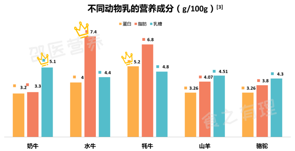 牦牛奶|牛奶、羊奶、水牛奶、骆驼奶……到底哪种更好？