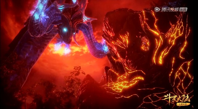 斗罗106集天青牛蟒和泰坦巨猿现身网友长俩角的蛇就是霸气