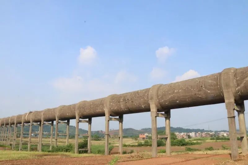 飞架耒河的大市倒虹吸管:书写水利奇迹_腾讯新闻