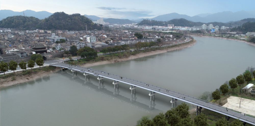 台州临海市望江门大桥改造有新进展效果图出炉