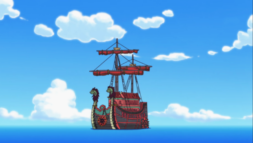 盘点海贼王中最有气势的几艘海贼船一般人见到都会望风而逃