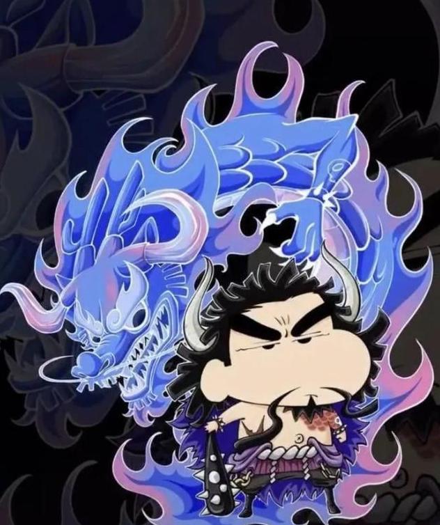 蜡笔小新cos海贼王四皇,白胡子嘟嘴卖萌超可爱,香克斯霸气全无